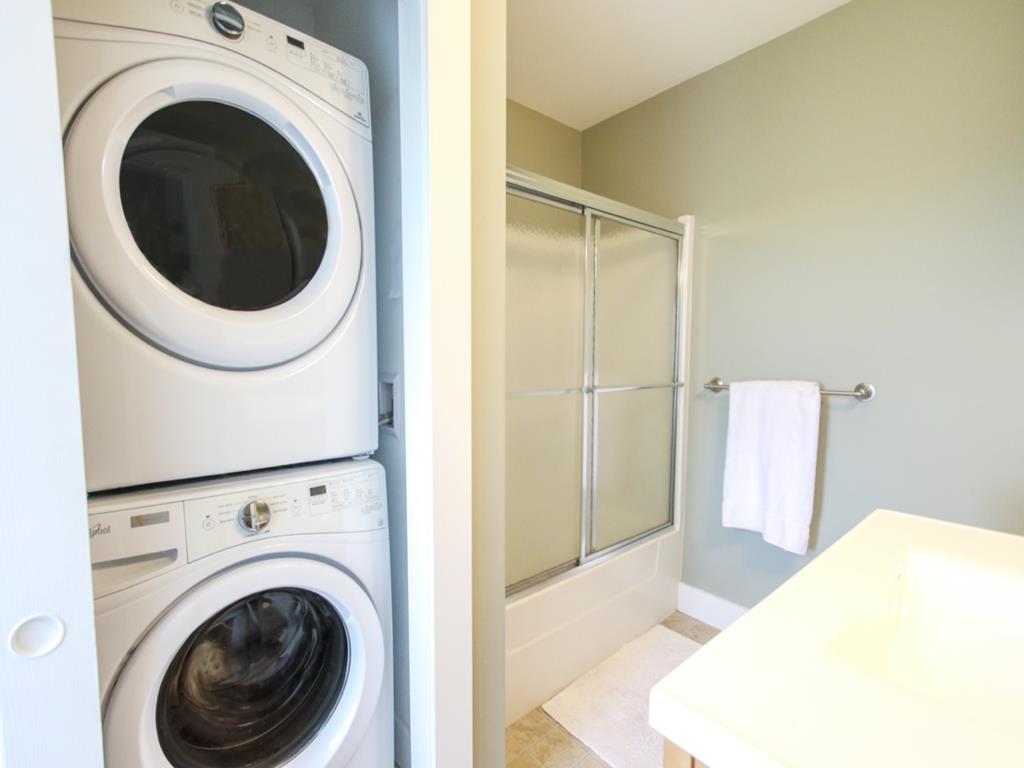 Master Bathroom Washer and Dryer