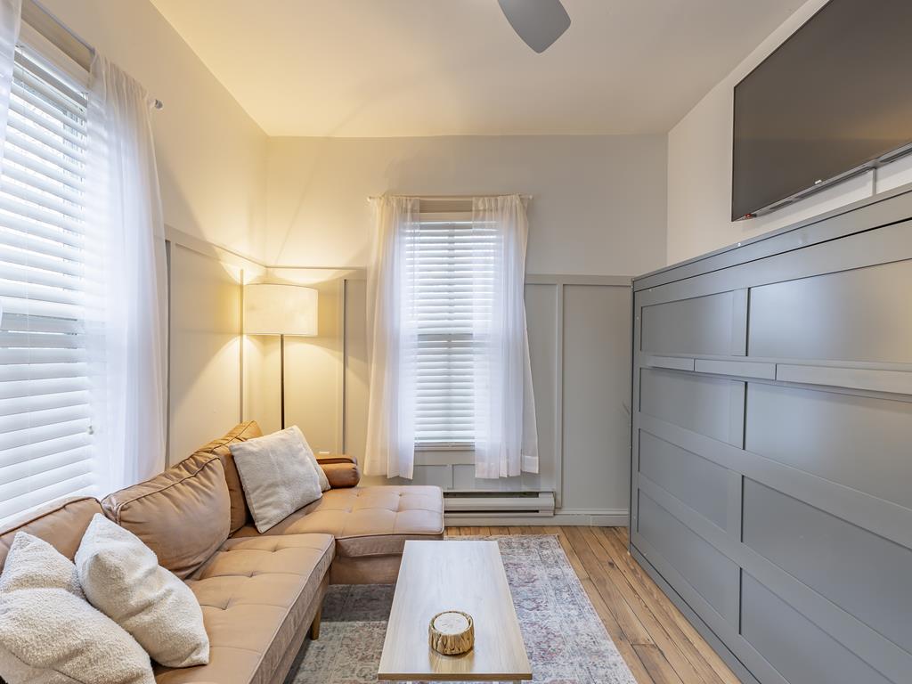 Living Room with Full Murphy Bed