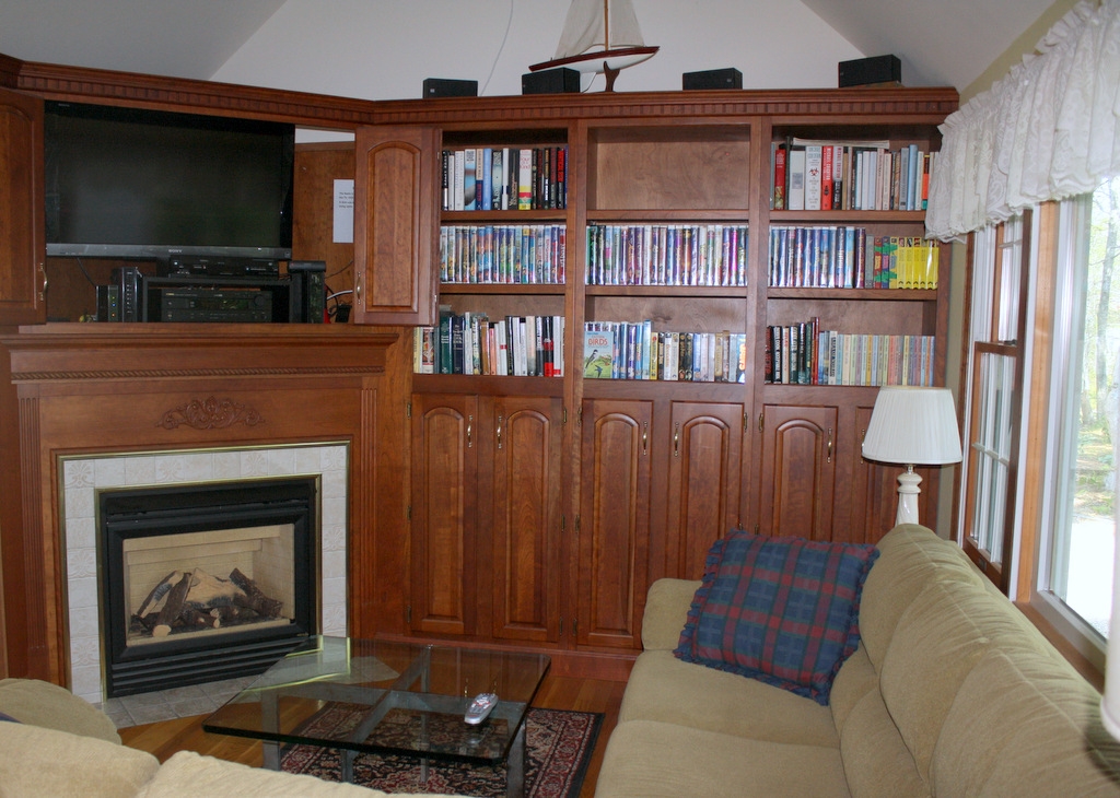Den with Library