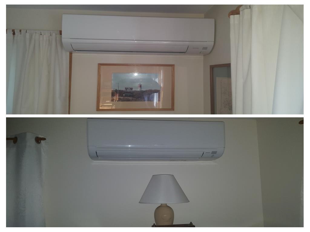 New Split A/C units in Master and Dining Area