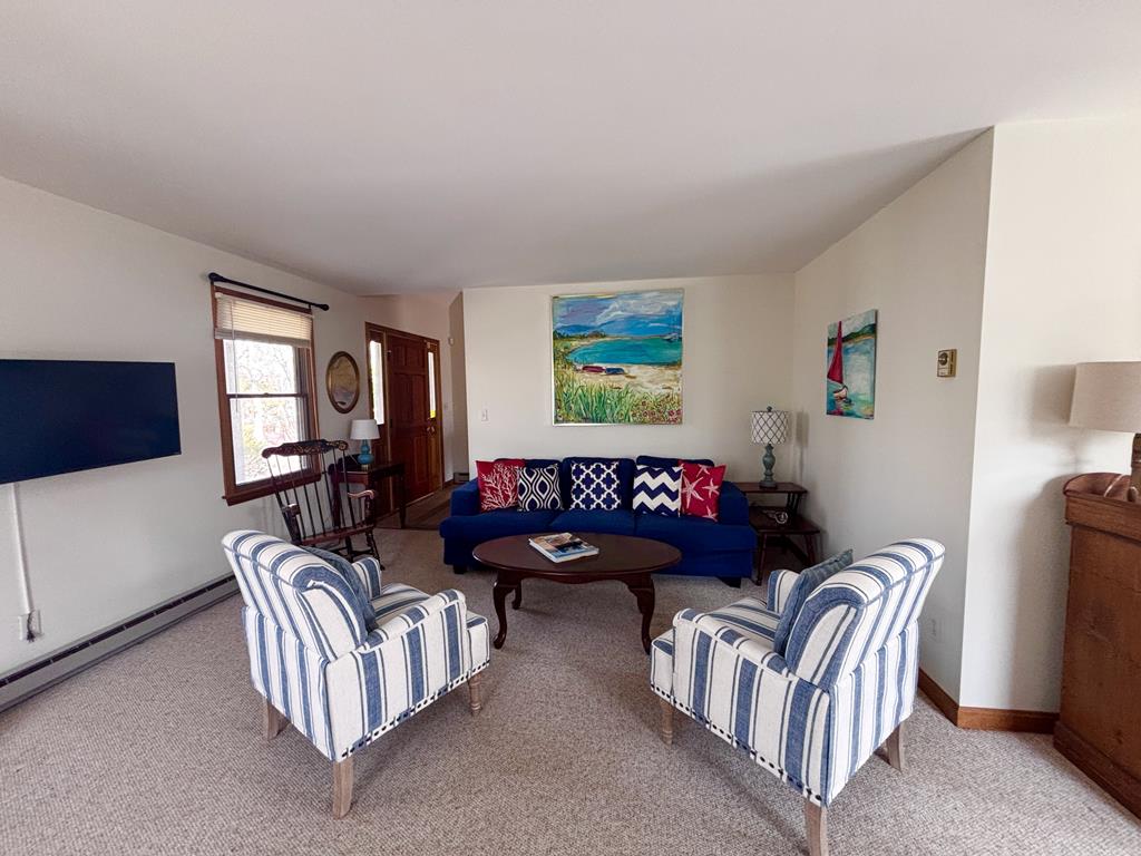 Living room with natural light