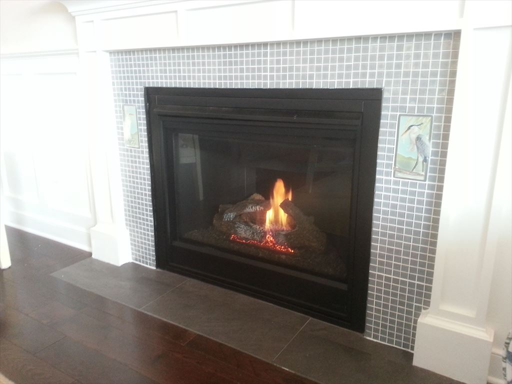 Gas Fireplace in Living Room