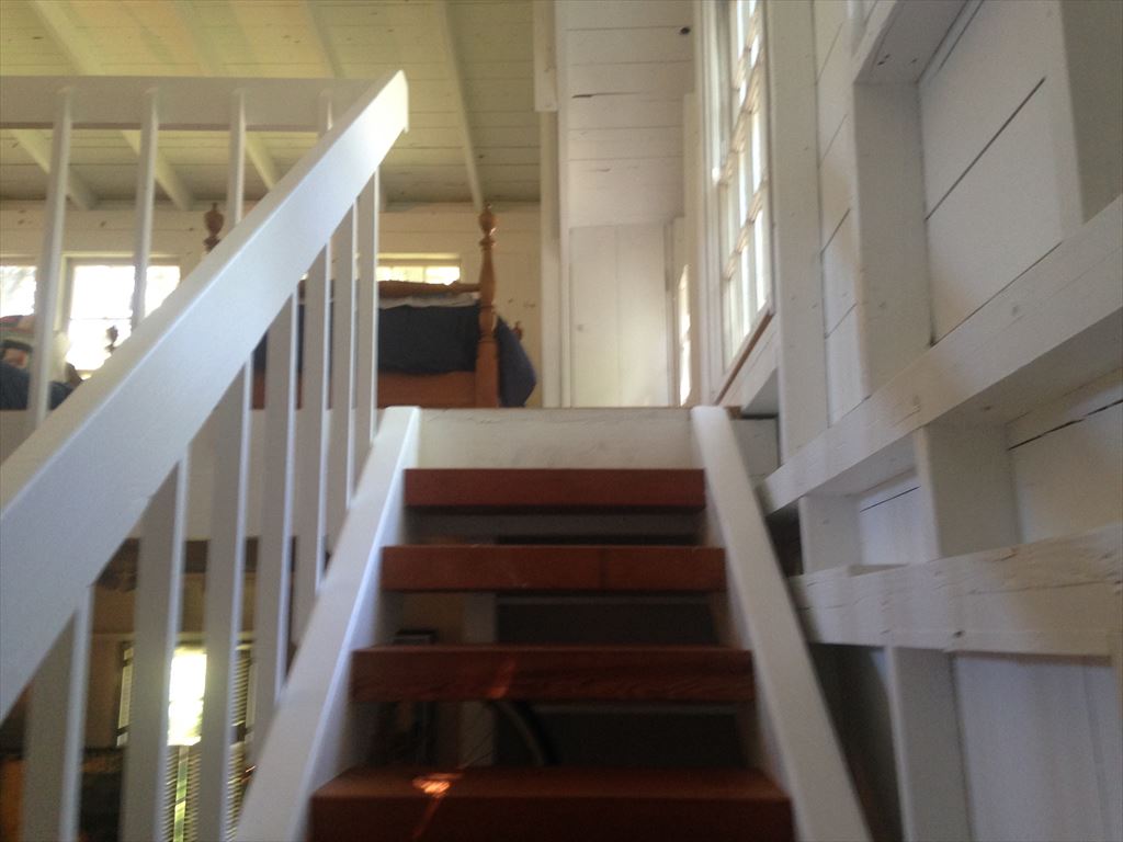 Stairs Going Up To Sleeping Loft