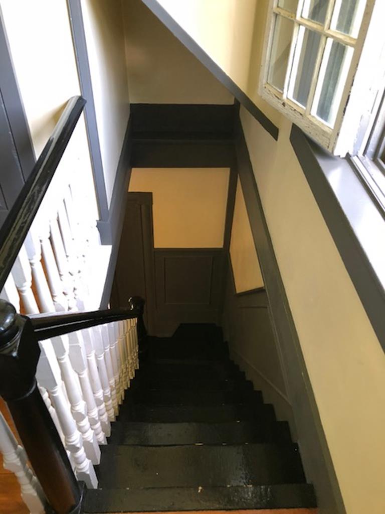 A true antique with narrow steep stairs