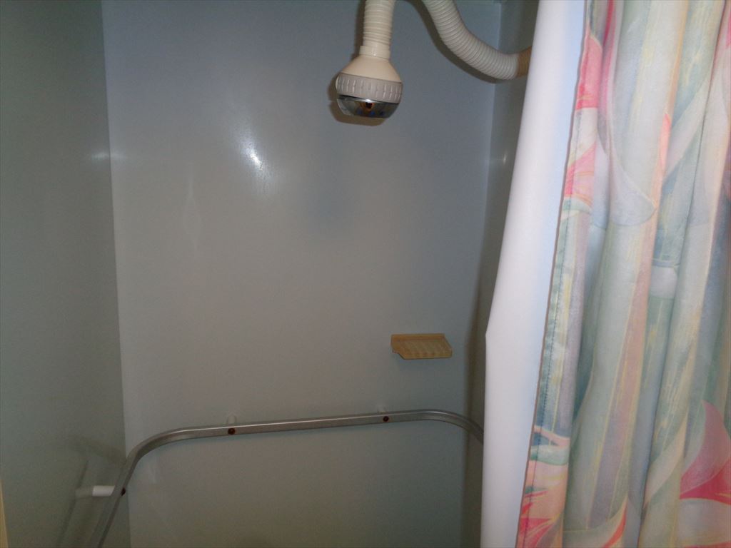 Small Shower Only; No Tub