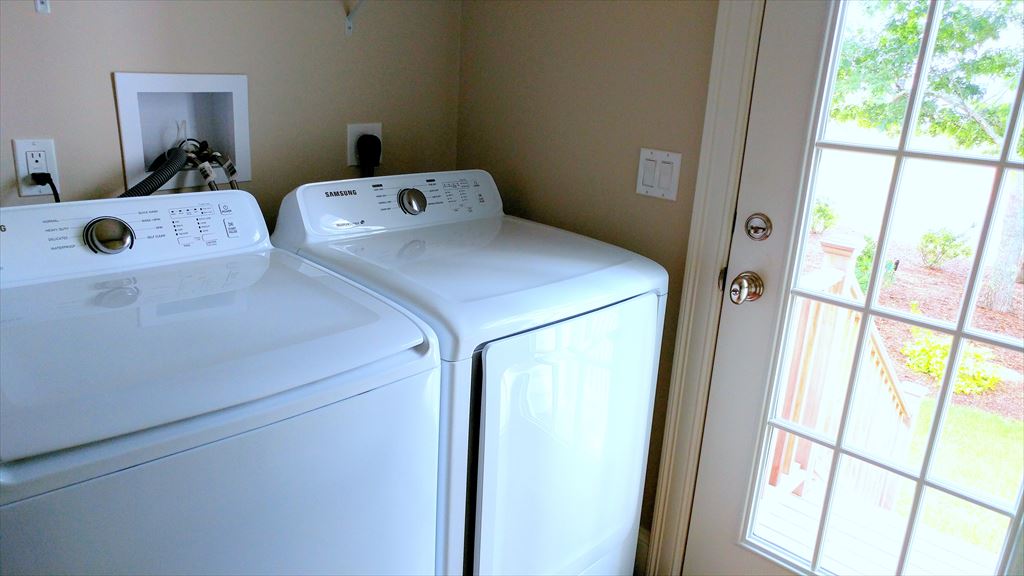 Sunny Laundry Room on First Level